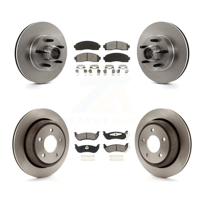 Kit de rotors de frein à disque avant et arrière et plaquettes semi-métalliques pour Mazda B2300