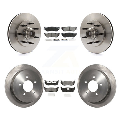 Kit de disques de frein avant et arrière et plaquettes semi-métalliques pour Ford F-150 Heritage RW 2004