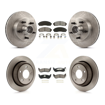 Kit de rotors de frein à disque avant et arrière et plaquettes semi-métalliques pour Mazda B2300