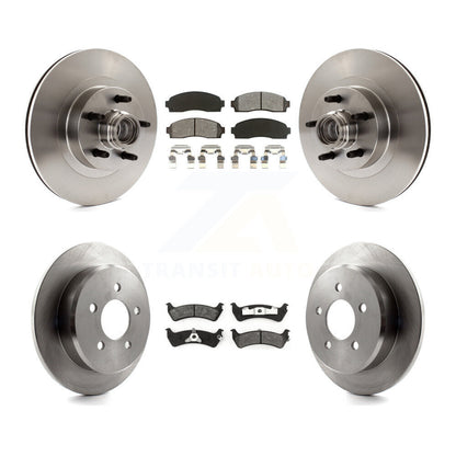 Kit de disques de frein avant et arrière et plaquettes semi-métalliques pour Ford Explorer Sport RW 2001