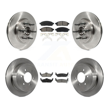 Kit de plaquettes de frein semi-métalliques pour rotors de frein avant et arrière, pour Ford F-150 Lincoln Mark LT RW