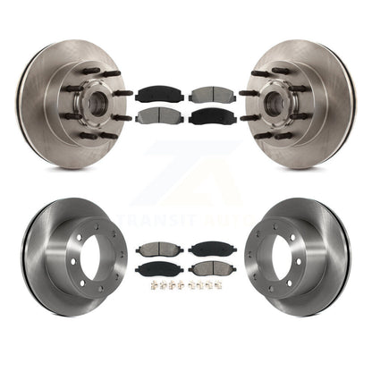 Kit de plaquettes semi-métalliques de Rotor de frein avant et arrière, pour Ford F-350 Super Duty F-250 RW