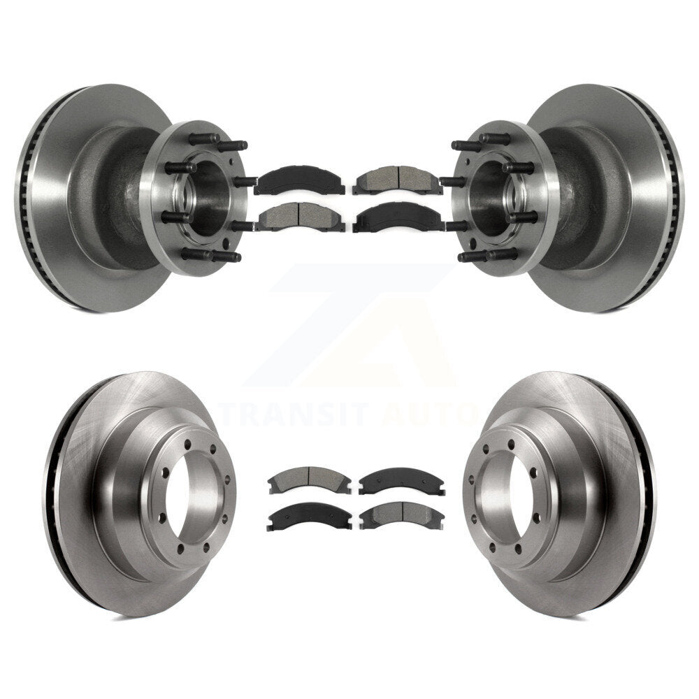 Kit de plaquettes semi-métalliques de Rotor de frein avant et arrière, pour Ford E-350 Super Duty Econolin