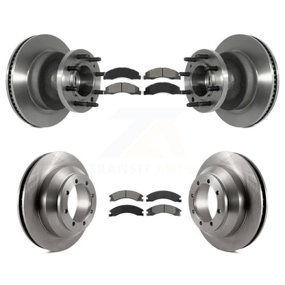 Kit de plaquettes semi-métalliques de Rotor de frein avant et arrière, pour Ford E-350 Super Duty Econolin