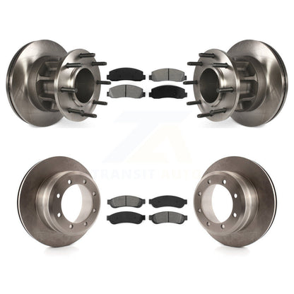 Kit de plaquettes semi-métalliques de Rotor de frein avant et arrière, pour Ford F-350 Super Duty RW 09-10