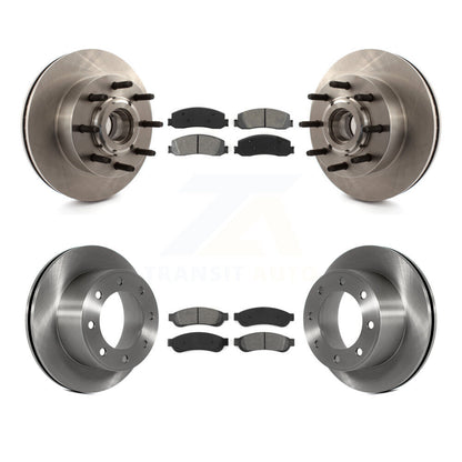 Kit de plaquettes semi-métalliques de Rotor de frein avant et arrière, pour Ford F-250 Super Duty F-350 RW