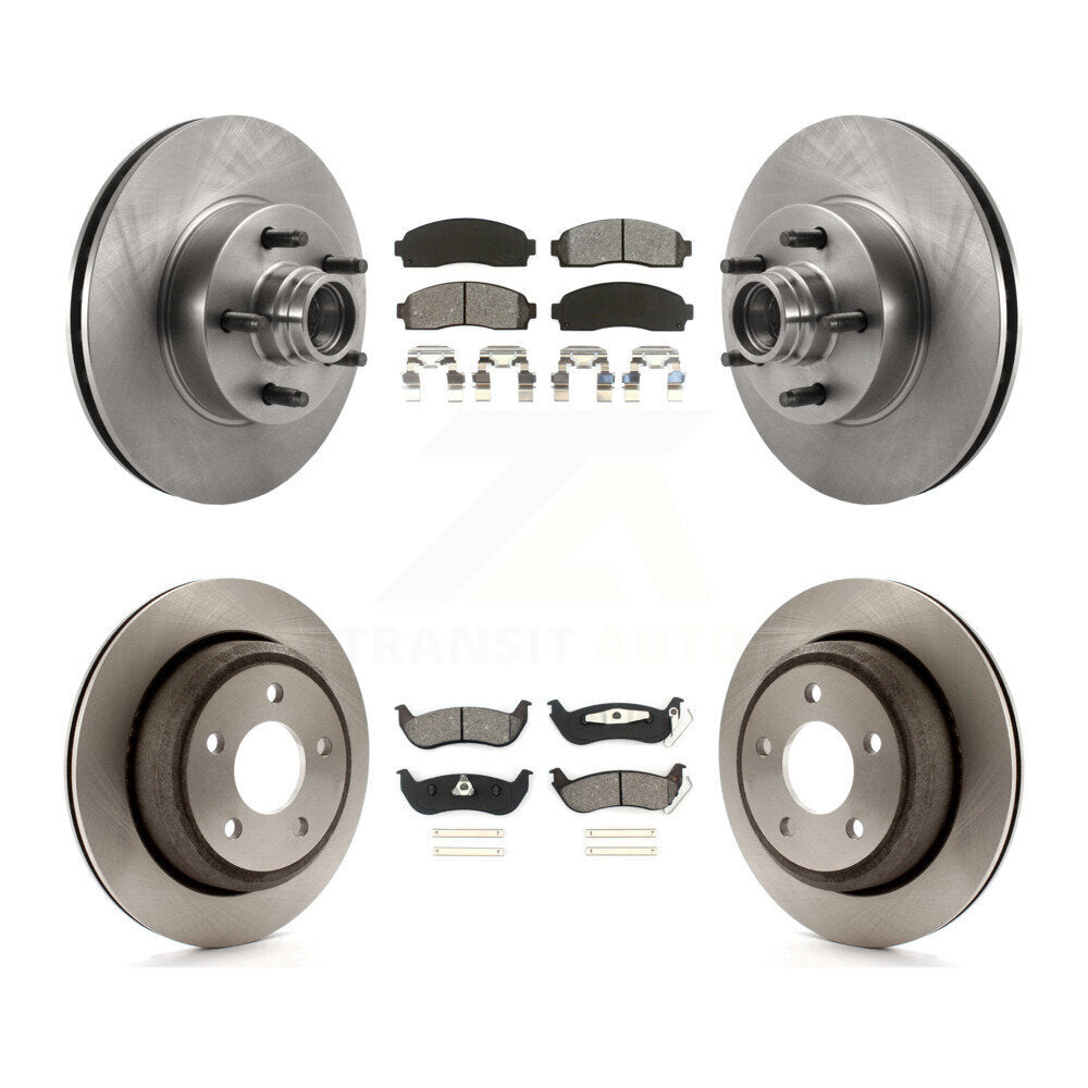 Kit de plaquettes de frein à disque semi-métalliques avant et arrière, pour Ford Ranger RW 2010 – 2011