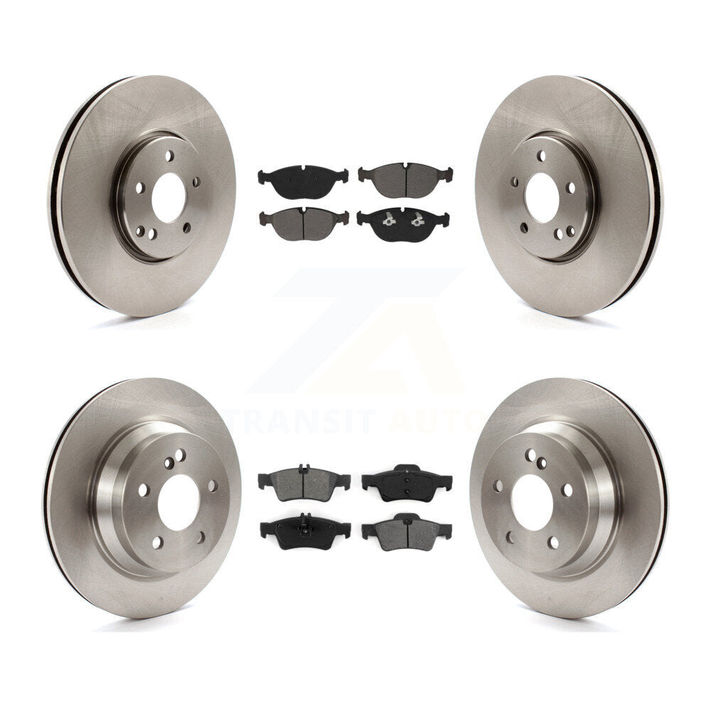 Kit de disques de frein avant et arrière et plaquettes semi-métalliques pour Mercedes-Benz E500 AW 04-05
