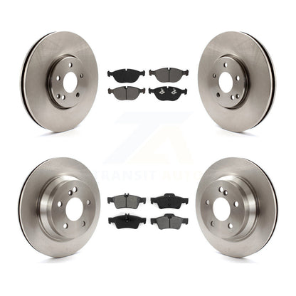 Kit de disques de frein avant et arrière et plaquettes semi-métalliques pour Mercedes-Benz E500 AW 04-05