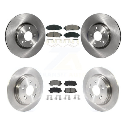 Kit de rotor de frein avant et arrière et plaquettes semi-métalliques pour Acura RLX Sport hybride SH-AW
