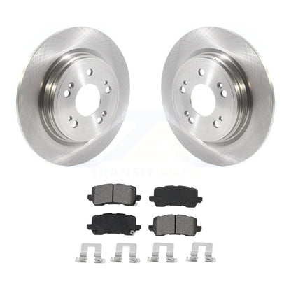 Kit de disques de frein à disque arrière et de plaquettes semi-métalliques pour Acura RLX 2014-2020
