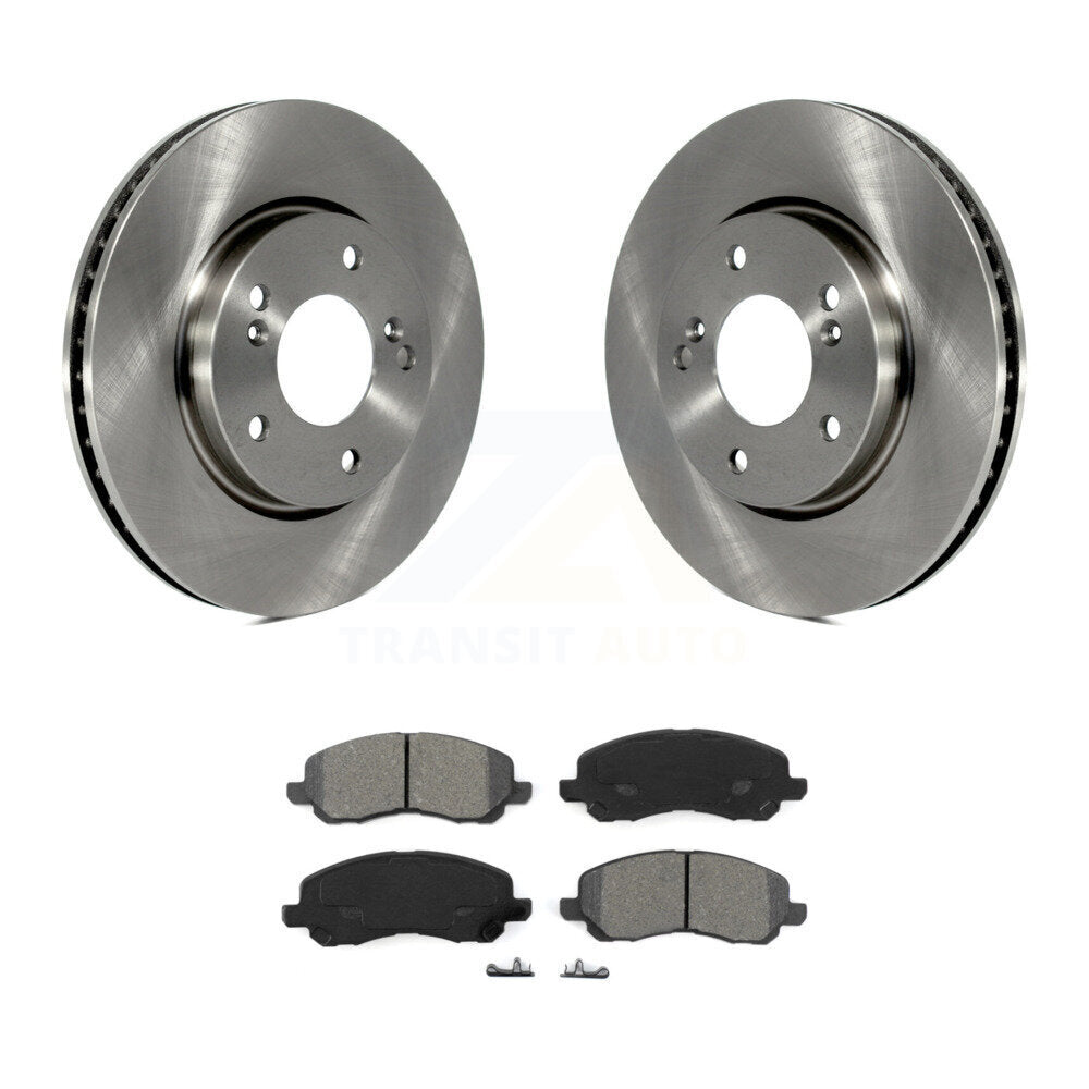 Kit de disques de frein à disque avant et plaquettes semi-métalliques pour Mitsubishi Galant