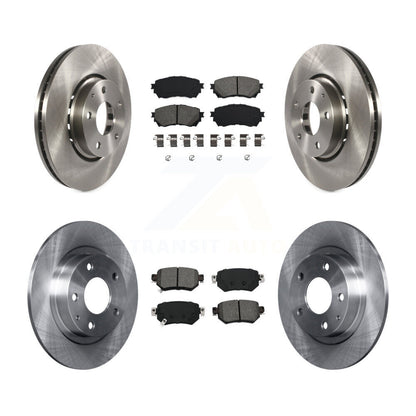 Kit de rotor de frein avant et arrière et plaquettes semi-métalliques pour Mazda 6 à aspiration naturelle