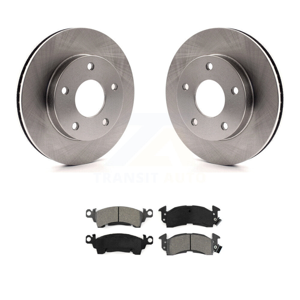 Kit de disques de frein à disque avant et plaquettes semi-métalliques pour GMC Jimmy K8S-103144