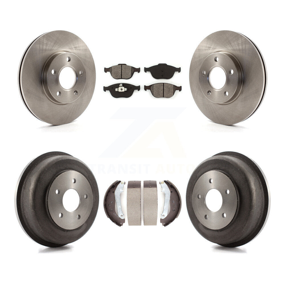 Kit de tambour à plaquettes semi-métalliques pour Rotor de frein avant et arrière, pour Ford Transit Connect 10-13