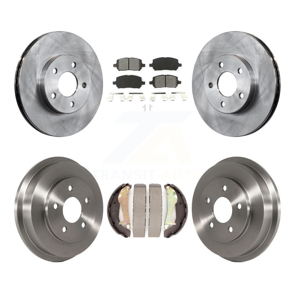 Kit de plaquettes et de tambour semi-métalliques, Rotor de frein avant et arrière, pour Chevrolet Cobalt Pontia