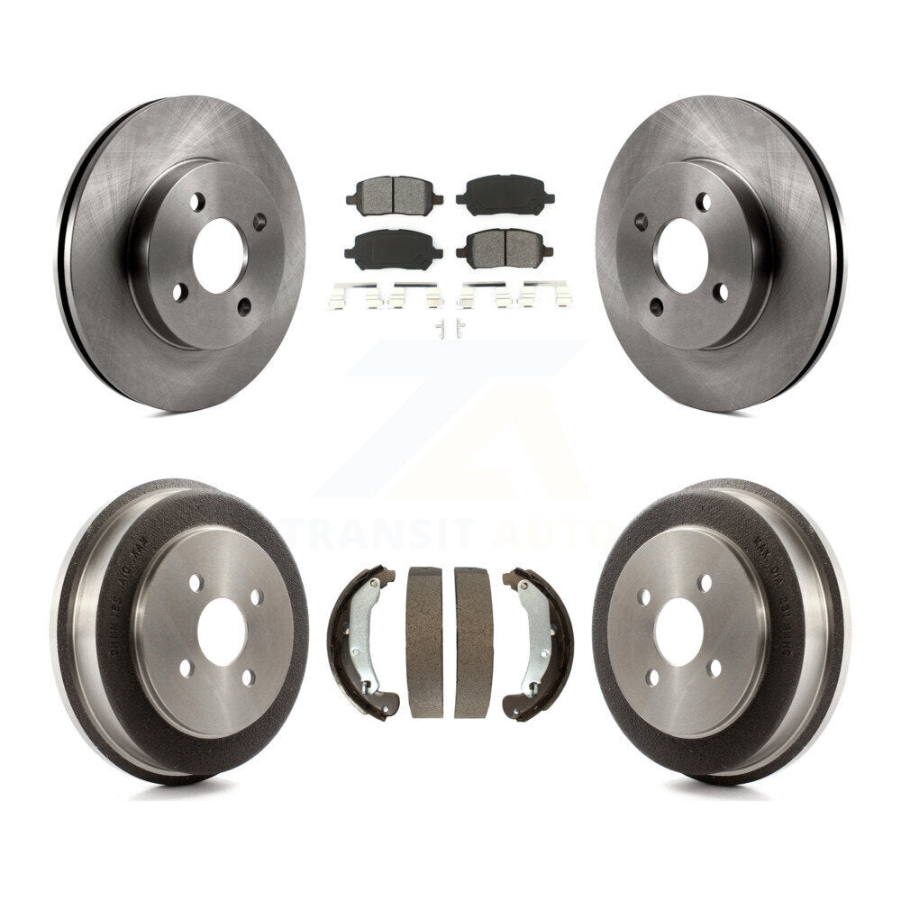 Kit de plaquettes et de tambour semi-métalliques, Rotor de frein avant et arrière, pour Pontiac Chevrolet Cobal
