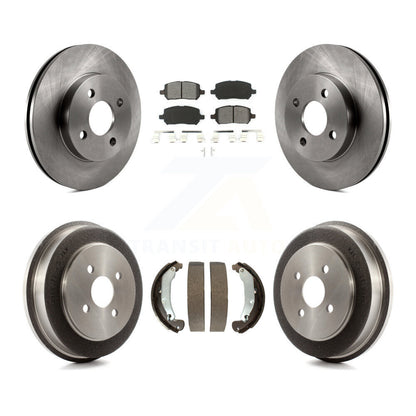 Kit de plaquettes et de tambour semi-métalliques, Rotor de frein avant et arrière, pour Pontiac Chevrolet Cobal