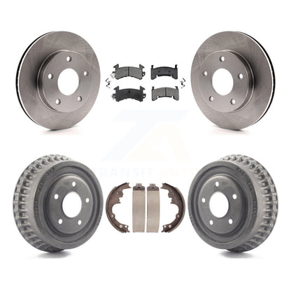 Kit de tambour à plaquettes semi-métalliques, Rotor de frein à disque avant et arrière, pour Chevrolet S10 GMC S1