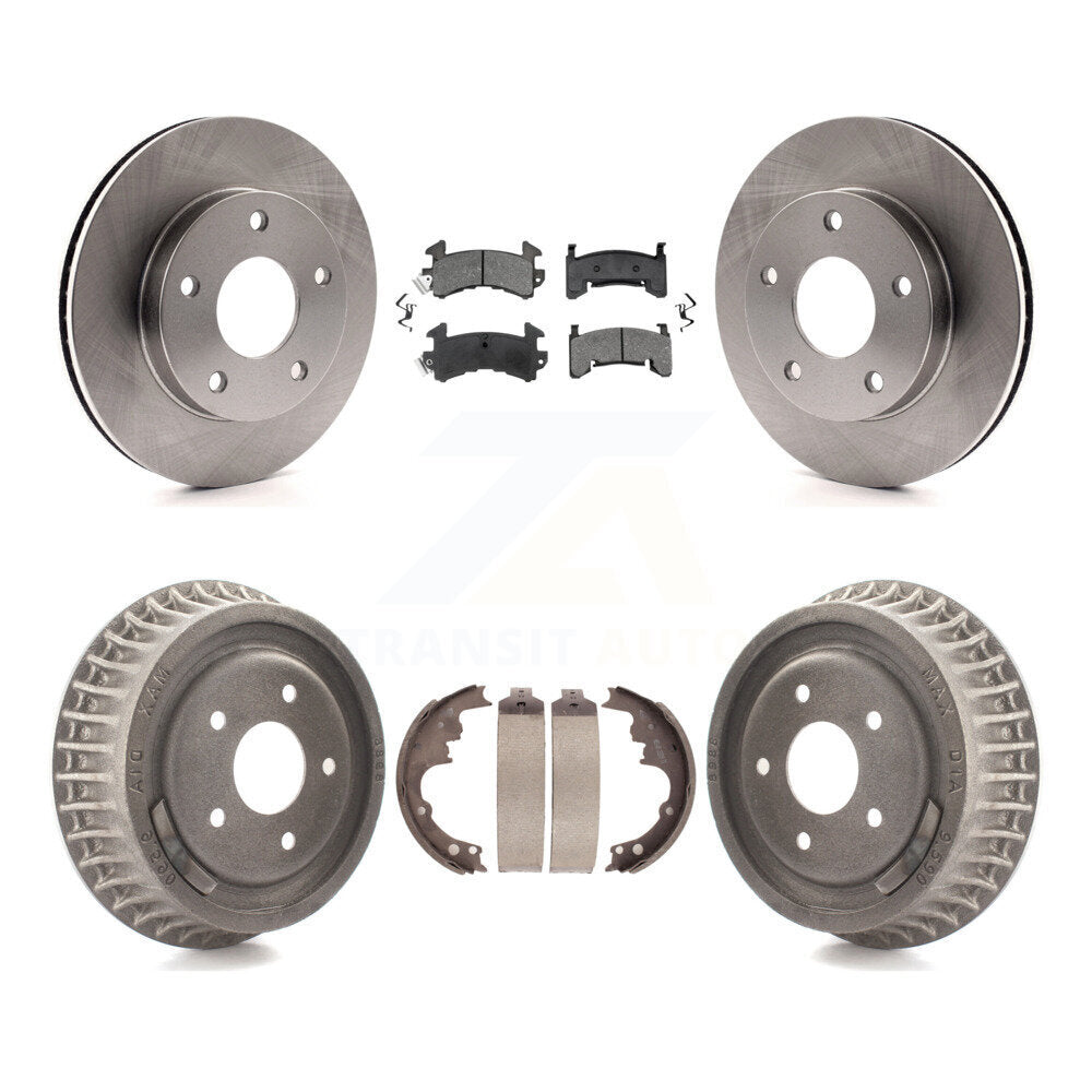 Kit de plaquettes et de tambour semi-métalliques, Rotor de frein avant et arrière, pour Chevrolet S10 GMC Sonom