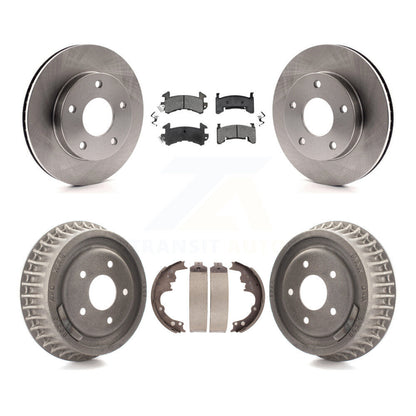 Kit de plaquettes et de tambour semi-métalliques, Rotor de frein avant et arrière, pour Chevrolet S10 GMC Sonom