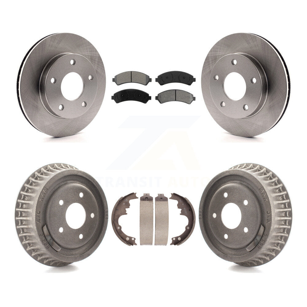 Kit de tambour à plaquettes semi-métalliques, Rotor de frein avant et arrière, pour Chevrolet Blazer GMC Jimm
