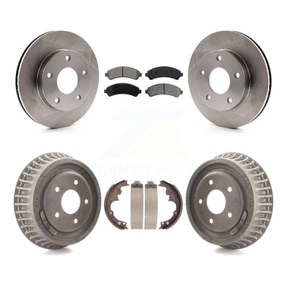 Kit de tambour à plaquettes semi-métalliques, Rotor de frein avant et arrière, pour Chevrolet Blazer GMC Jimm