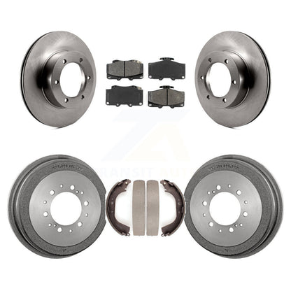 Kit de tambour à plaquettes semi-métalliques, Rotor de frein à disque avant et arrière, pour Toyota Pickup 4Runne