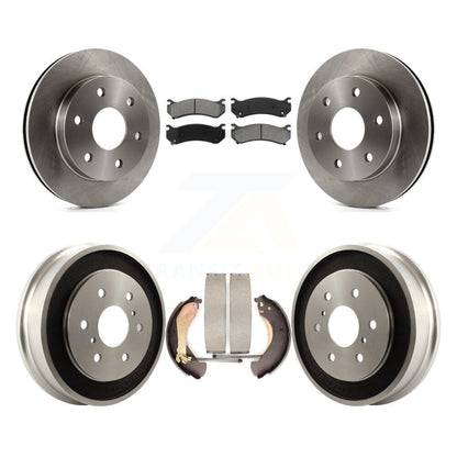 Kit de plaquettes et de tambour semi-métalliques, Rotor de frein avant et arrière, pour Chevrolet Silverado 150