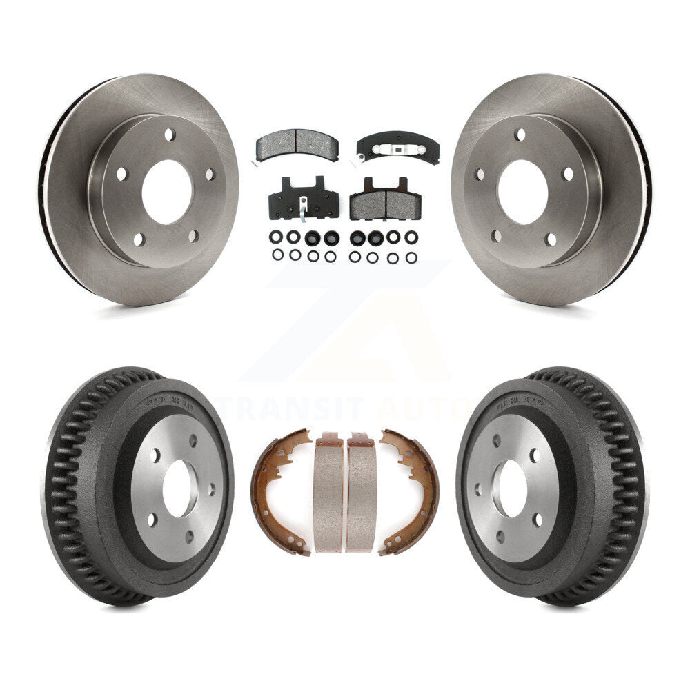 Kit de plaquettes et de tambour semi-métalliques pour Rotor de frein avant et arrière, pour Dodge Ram 1500 4W 94-99