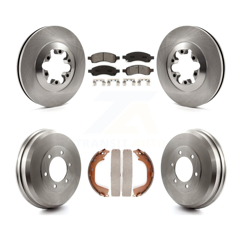 Kit de plaquettes et de tambour semi-métalliques, Rotor de frein avant et arrière, pour Chevrolet Colorado GM