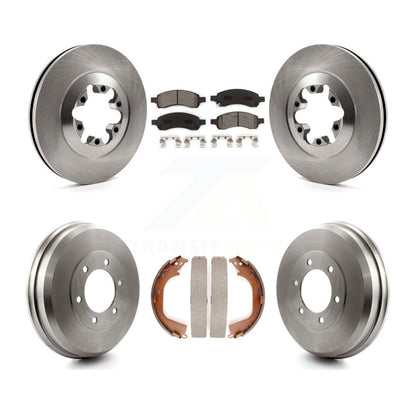 Kit de plaquettes et de tambour semi-métalliques, Rotor de frein avant et arrière, pour Chevrolet Colorado GM