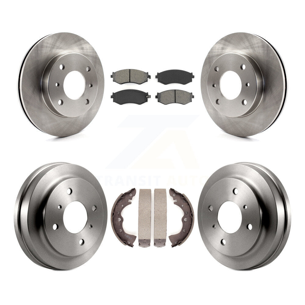 Kit de plaquettes et de tambour semi-métalliques pour Rotor de frein avant et arrière, pour Nissan Sentra 1.8 02-06