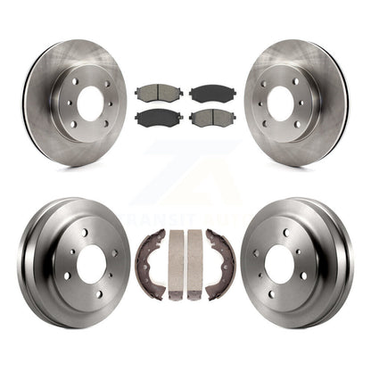 Kit de plaquettes et de tambour semi-métalliques pour Rotor de frein avant et arrière, pour Nissan Sentra 1.8 02-06