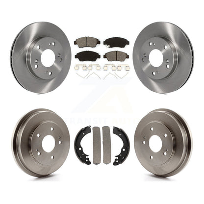 Kit de plaquettes et de tambour semi-métalliques pour Rotor de frein avant et arrière, pour Honda Civic Hybri 06-08