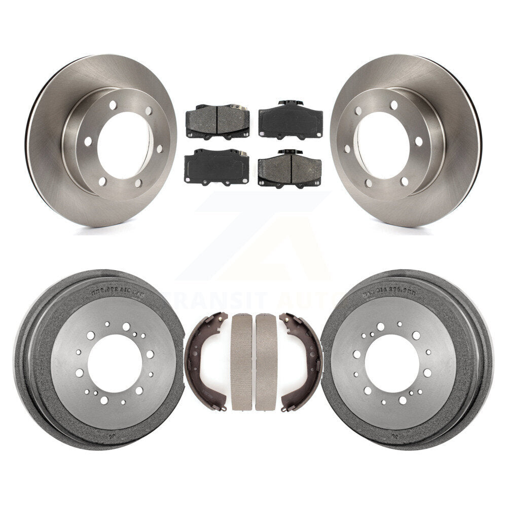 Kit de tambour à plaquettes semi-métalliques, Rotor de frein à disque avant et arrière, pour Toyota 4Runner Tacom