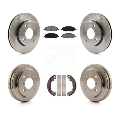 Kit de plaquettes et de tambours semi-métalliques pour rotors de frein avant et arrière, pour Nissan Versa 1.6 09-11
