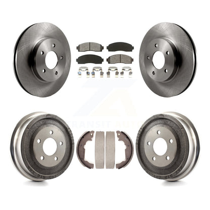 Rotors de frein à disque avant et arrière, Kit de tambour à plaquettes semi-métalliques pour Saturn Vue Chevrole