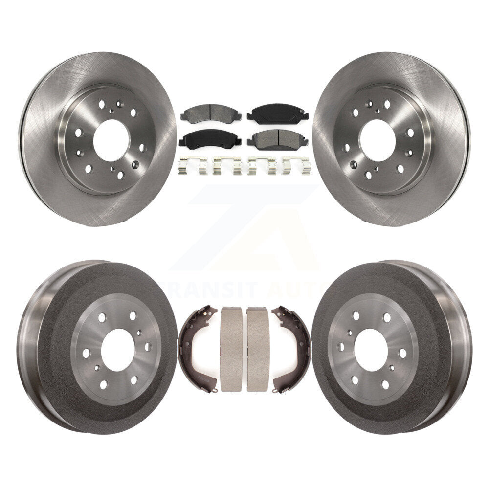 Rotors de frein avant et arrière, Kit de tambour à plaquettes semi-métalliques pour GMC Sierra 1500 Chevrole