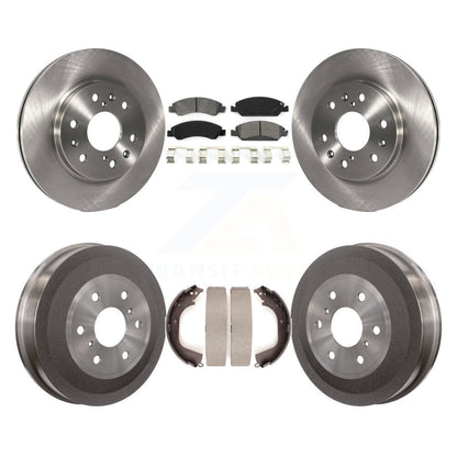 Rotors de frein avant et arrière, Kit de tambour à plaquettes semi-métalliques pour GMC Sierra 1500 Chevrole