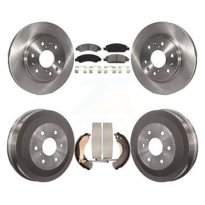 Kit de plaquettes et de tambour semi-métalliques, Rotor de frein avant et arrière, pour Chevrolet Silverado 150