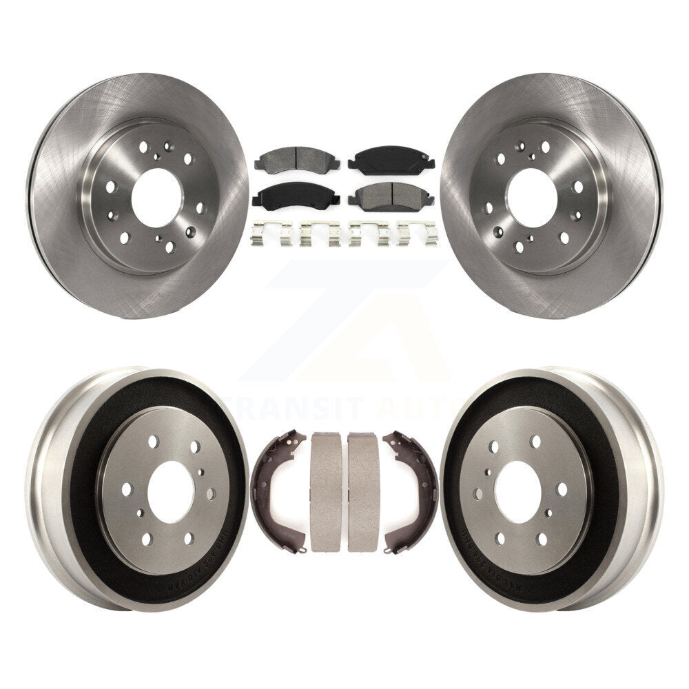 Kit de plaquettes et de tambour semi-métalliques, Rotor de frein avant et arrière, pour Chevrolet Silverado 150