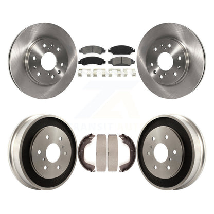 Kit de plaquettes et de tambour semi-métalliques, Rotor de frein avant et arrière, pour Chevrolet Silverado 150
