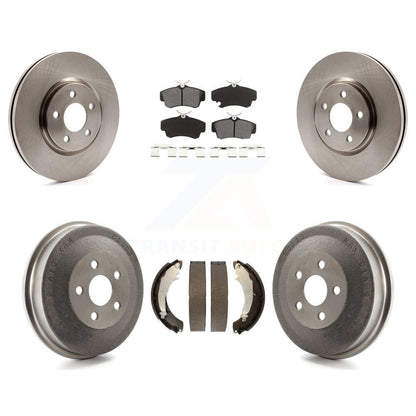 Rotor de frein à disque avant et arrière, Kit de tampons et de tambour semi-métalliques pour Chrysler PT Cruise