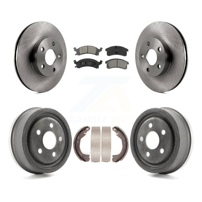 Rotor de frein à disque avant et arrière, Kit de plaquettes et de tambour semi-métalliques pour Chevrolet Berett