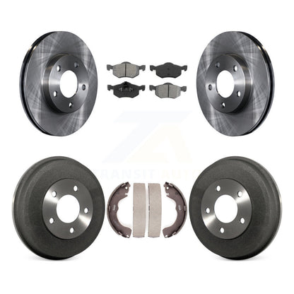 Rotors de frein avant et arrière, Kit de tambour à plaquettes semi-métalliques pour Ford Escape Mazda Tribut
