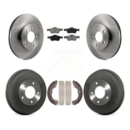 Rotors de frein avant et arrière, Kit de tambour à plaquettes semi-métalliques pour Ford Escape Mazda Tribut