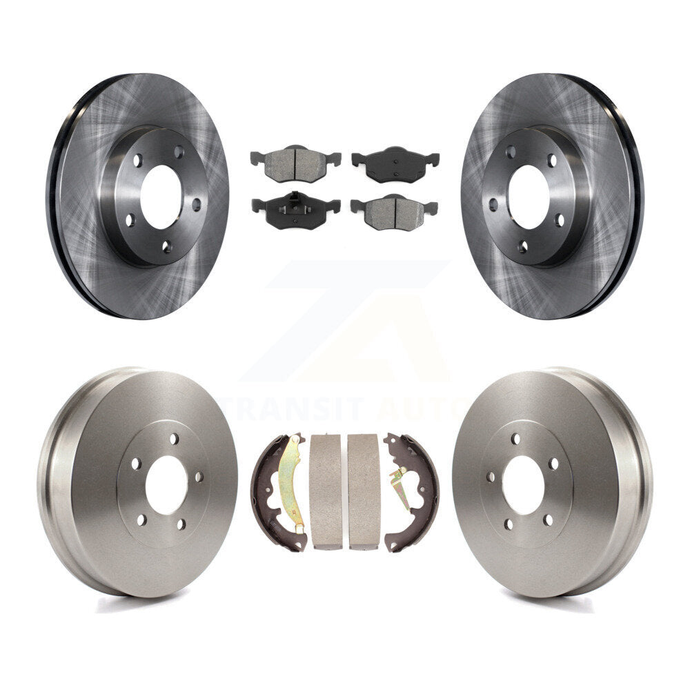 Kit de plaquettes et de tambour semi-métalliques pour rotor de frein avant et arrière, pour Ford Escape Mercur 2007