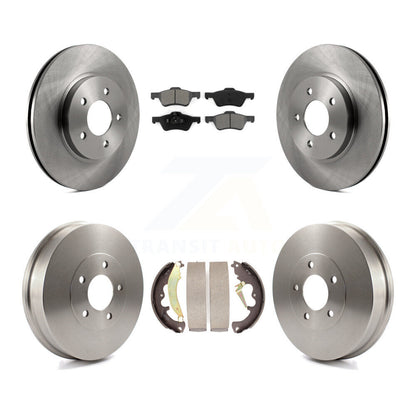 Rotors de frein avant et arrière, Kit de tambour à plaquettes semi-métalliques pour Ford Escape Mazda Tribut