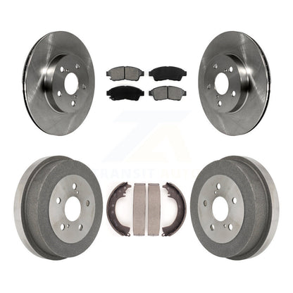 Kit de tambour à plaquettes semi-métalliques, Rotor de frein à disque avant et arrière, pour Toyota RAV 1996 – 2000